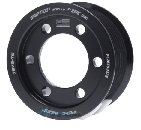 Griptec 8-Rib ProCharger Non-Offset Supercharger Pulley - No Hub Kit