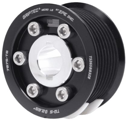 Griptec 8-Rib TorqStorm Supercharger Pulley - With Hub Kit