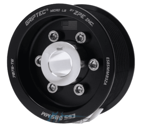 Griptec 10-Rib ESS Supercharger Pulley - With Hub Kit