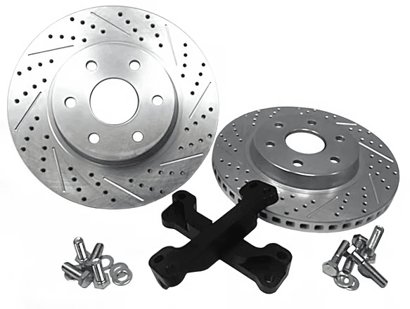 Baer 1999-2006 GM Truck/SUV Big Claw Performance Front Rotors Upgrade - 14" Disc (Reuses OE Caliper)