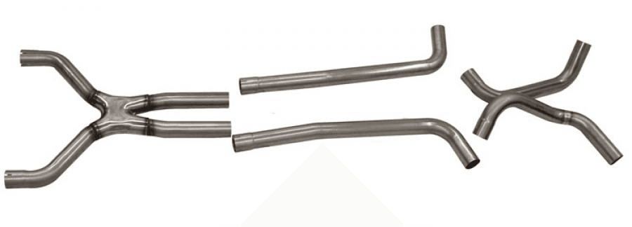 Bassani 2011-2014 Ford Mustang 3.7L V6 X-Pipe & Mid Pipes