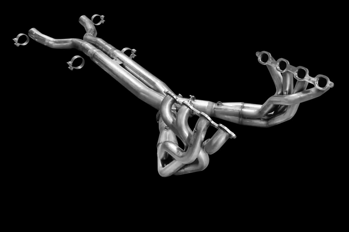 ARH Corvette C7 LT1/LT4/LT5 2014-2019 2" x 2-1/8" x 3-1/2" Long Tube Headers With Non Catted X-Pipe Race System (Edelbrock Heads)