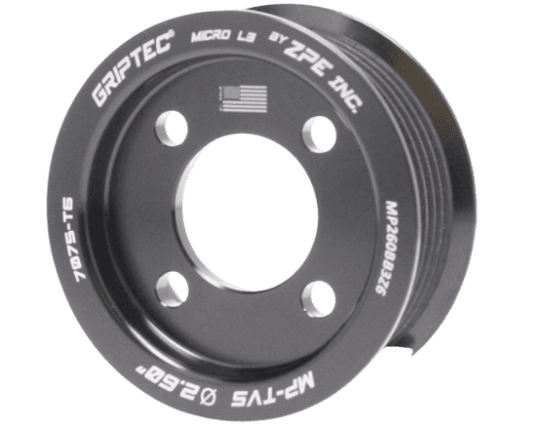 Griptec 6-Rib Magnuson TVS2300 LS Camaro/Truck Hotrod Supercharger Pulley - .400 Offset