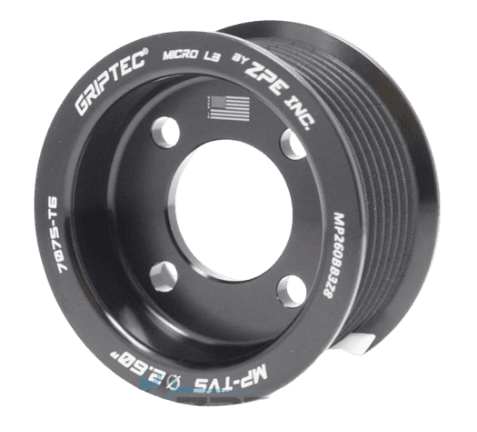 Griptec 8-Rib Magnuson TVS2300 LS Camaro/Truck Hotrod Supercharger Pulley - .400 Offset
