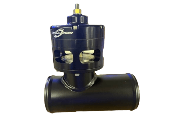 ProCharger 3" Straight Steel Air Tube W/ Black Open Race Valve - 7" Long