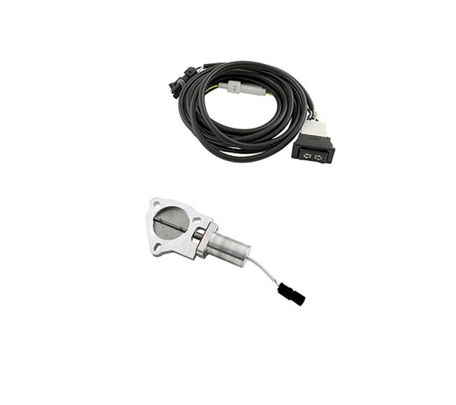 Texas Speed 3" Single Exhaust Cut-Out w/ Wiring Harness and Switch