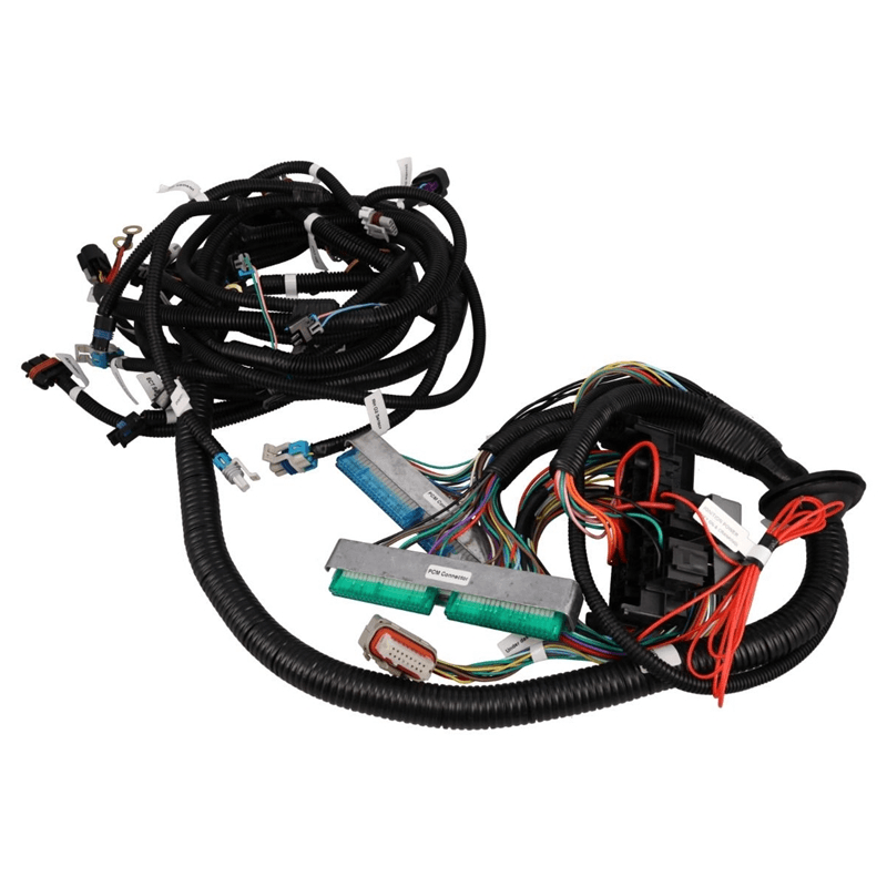 Texas Speed Standalone EV6 Wiring Harness For 03-07 GM 4.8L/5.3L/6.0L Truck Engines w/ T56/TH350/TH400 Transmission - DBW Throttle Body