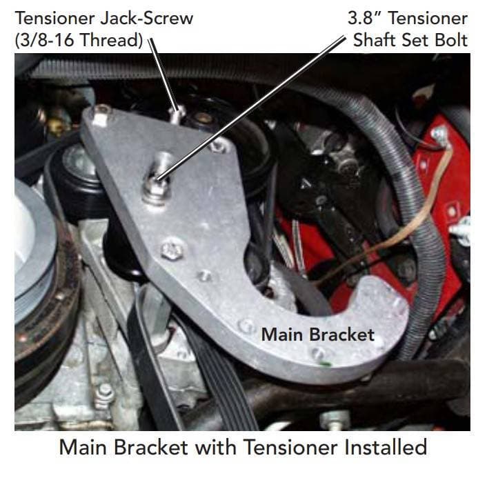 ProCharger 1998-02 Camaro SS Supercharger 6 Rib Mounting Bracket