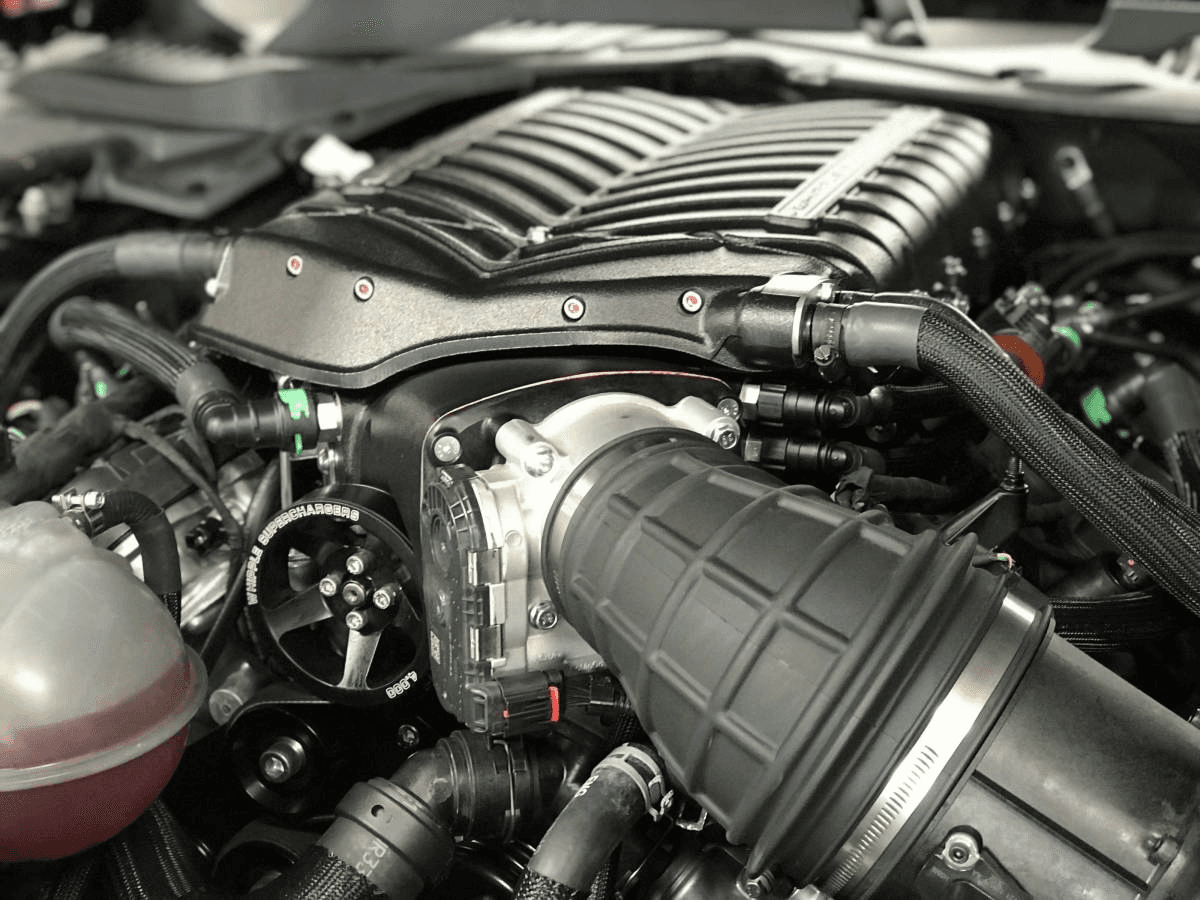 Whipple Ford Mustang GT 5.0L 2018-2021 Gen 6 3.0L Supercharger Intercooled Tuner Stage 1 Kit 