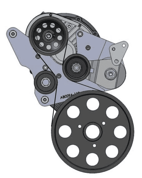 ProCharger 2014-2019 Chevy C7 Dedicated 8-Rib to Dedicated 10-Rib