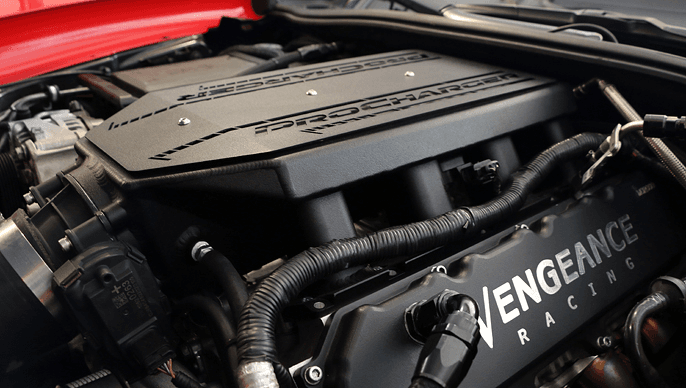 Procharger Chevy Camaro / Corvette LT1 LT4 Black Sheet Metal CNC Billet Aluminum Intake Manifold