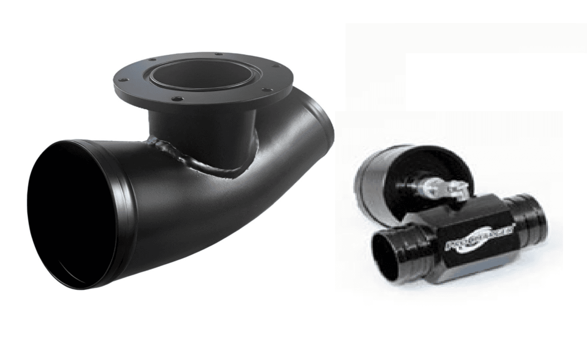 ProCharger 3" Curved Steel Air Tube w/ ProFlow Valve