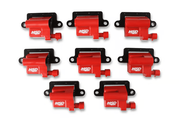 MSD LS Blaster Ignition Coil Kit For 1999-2009 GM Truck/SUV - Red