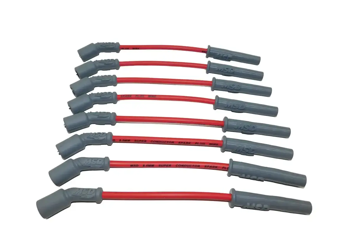 MSD Super Conductor Spark Plug Wire Set - 1999-2013 GM Truck & SUV - Red
