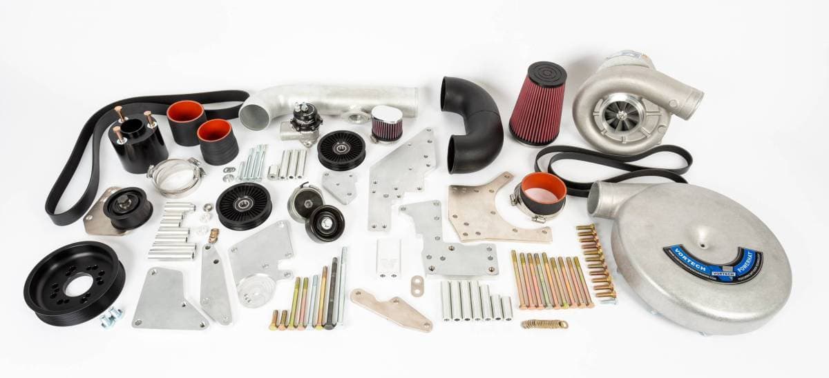 Chevrolet Small Block Vortech Supercharger - Satin V-3 Si Kit 10 Rib - No Carb Enclosure