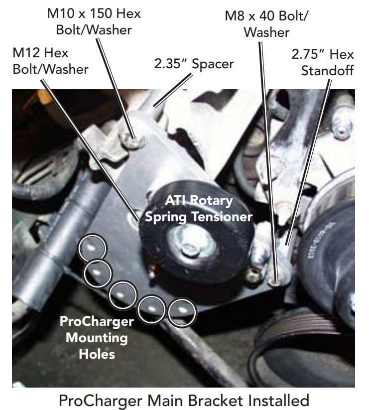 ProCharger 1994-2004 Mustang V6 Supercharger Mounting Bracket