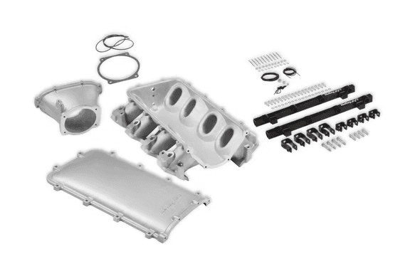 Holley Ultra Lo-Ram LS3 Intake Manifold w/ High Flow Fuel Rails - Natural
