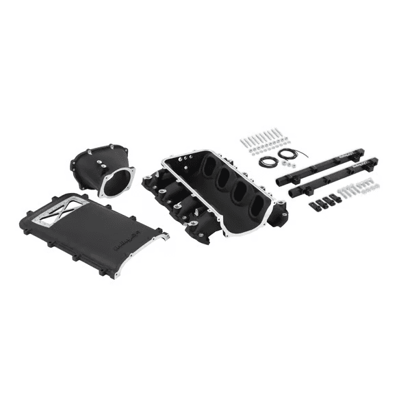 Holley Ultra Lo-Ram Gen V LT Intake Manifold - Black (Direct Injection and Port Injection)