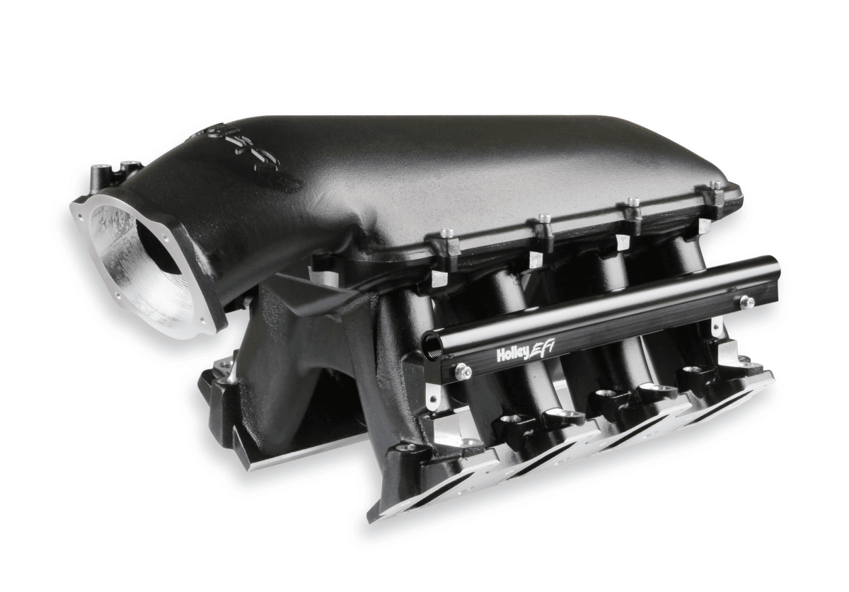 Holley Hi-Ram LS1/LS2/LS6 105MM Intake Manifold w/ High Flow Fuel Rails - Black
