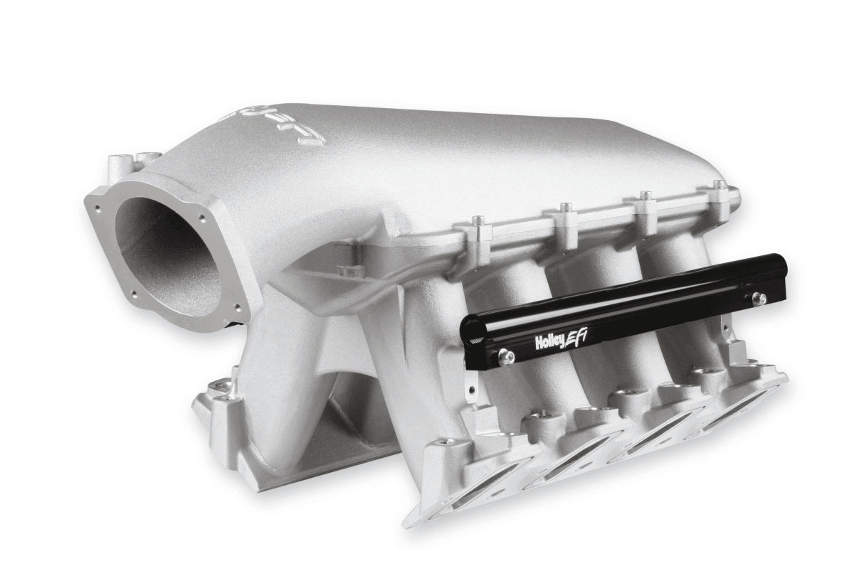 Holley Hi-Ram LS7 105MM Intake Manifold w/ High Flow Fuel Rails - Satin