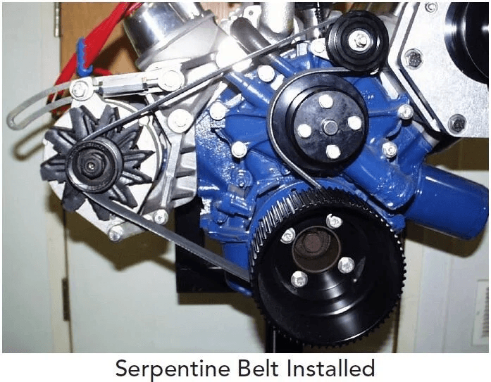 ProCharger 50MM SBF Cog Crank Pulley (6 Rib Accessories On Balancer Side)