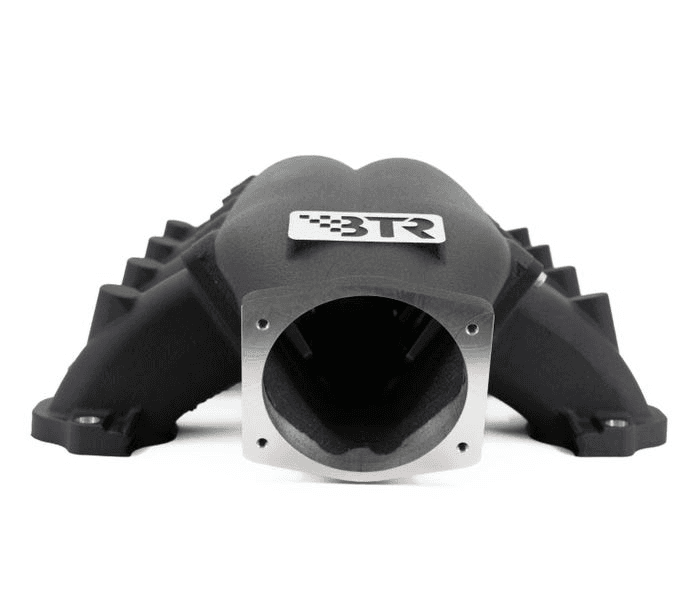 BTR Ford Godzilla Trinity Cast Aluminum Intake Manifold w/ CNC Runners - Black Finish