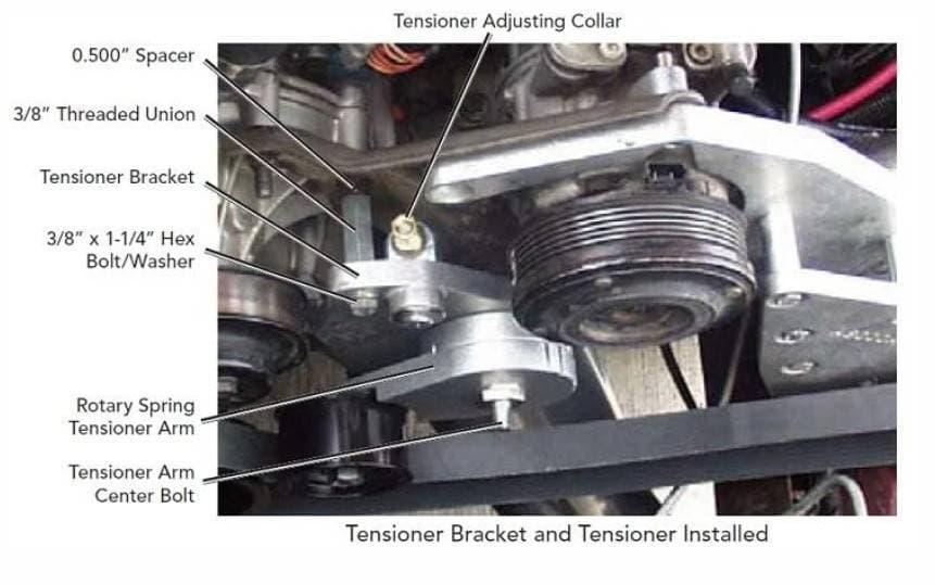ProCharger 1986-93 Mustang 8 Rib A/C Tensioner Assembly