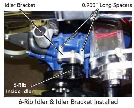 ProCharger 1986-93 Mustang 6 Rib Tensioner / Idler Bag