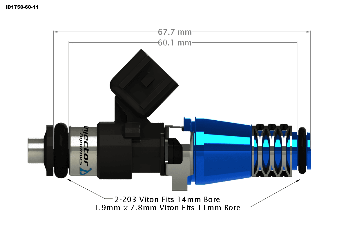 Injector Dynamics ID1700 Fuel Injectors 1979-1995 Mazda RX-7 FB/FC/FD