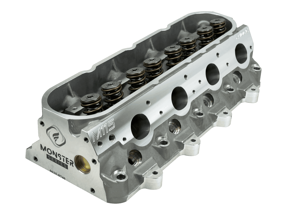 Frankenstein M115 Monster 240cc LS1/LS2/LS6 CNC Ported 15 Degree Cathedral Port Cylinder Head, 64cc Chambers, Assembled