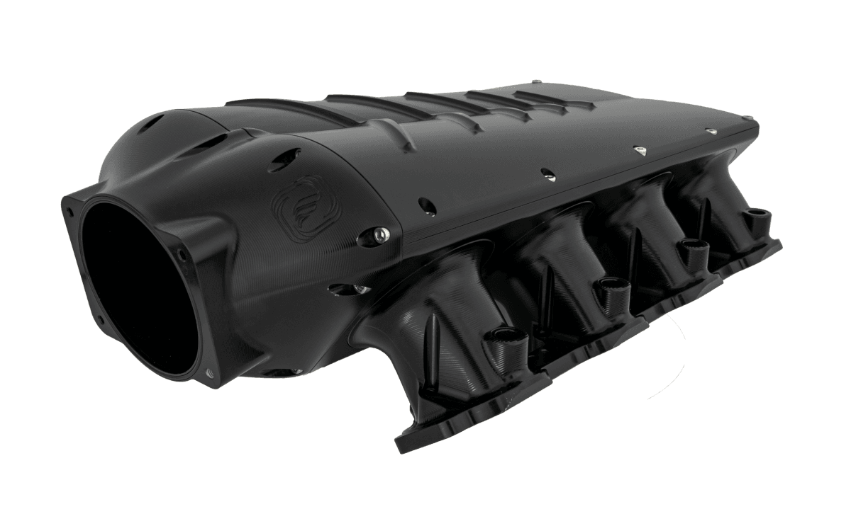 Frankenstein LT Billet LowPro Port Injection Intake Manifold - Anodized Black Finish  (2000HP Rated)