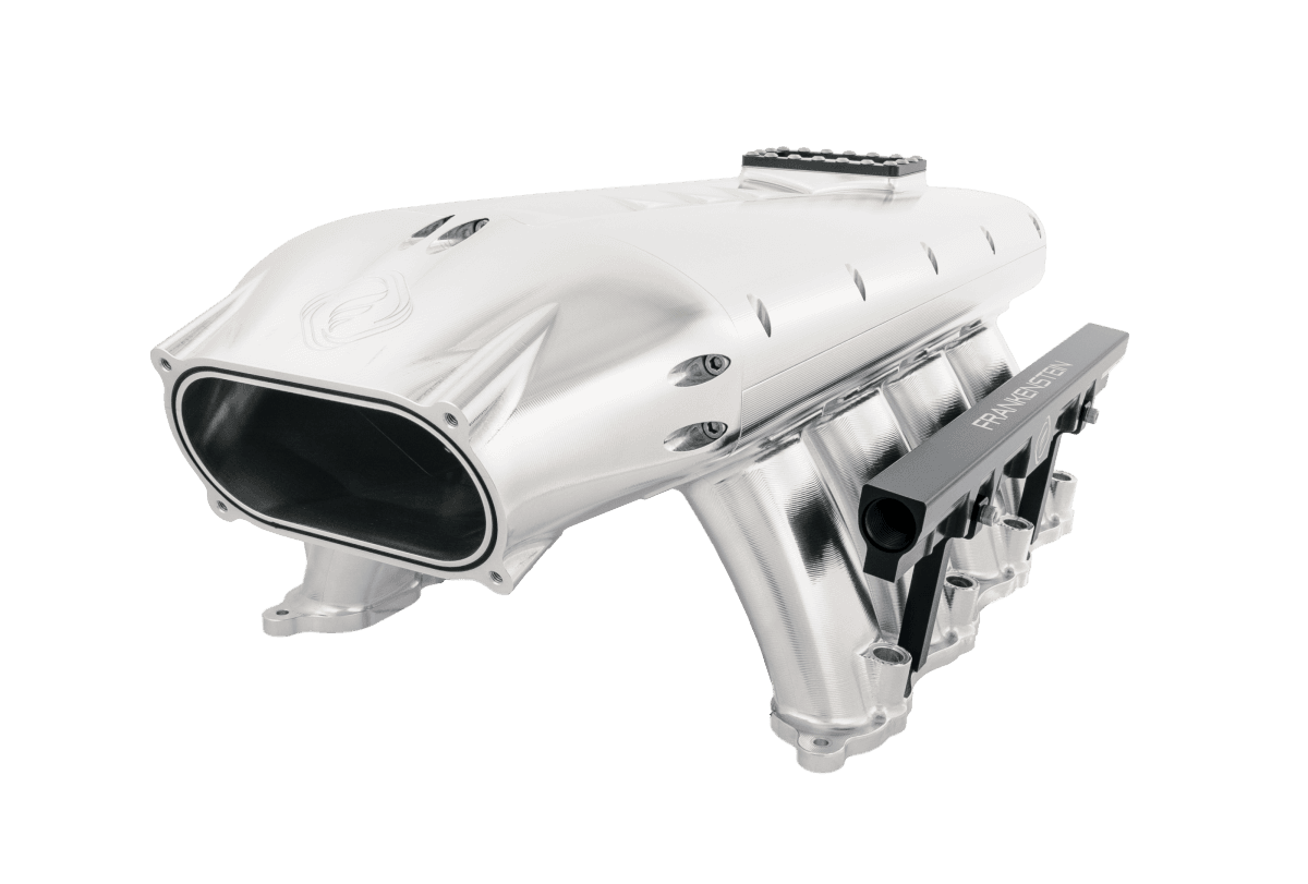 Frankenstein Coyote 5.0L/GT350 Billet Intake Manifold - Raw Finish  (2000HP Rated)