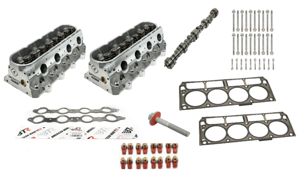 TRE 455 HP 64cc Truck Top-End Engine Kit for GM LS 4.8L and 5.3L