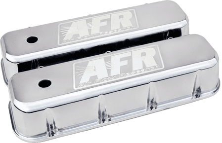 AFR BBC Polished Aluminum Valve Covers CNC Engraved