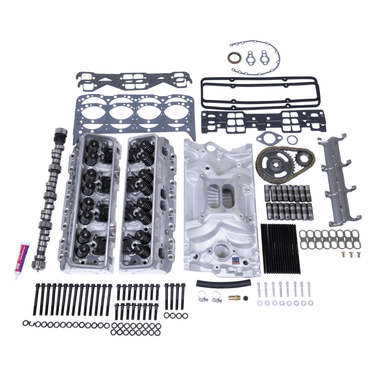 Edelbrock Performer 363 HP Top End Kit for 1987 & later Small-Block Chevy Engines