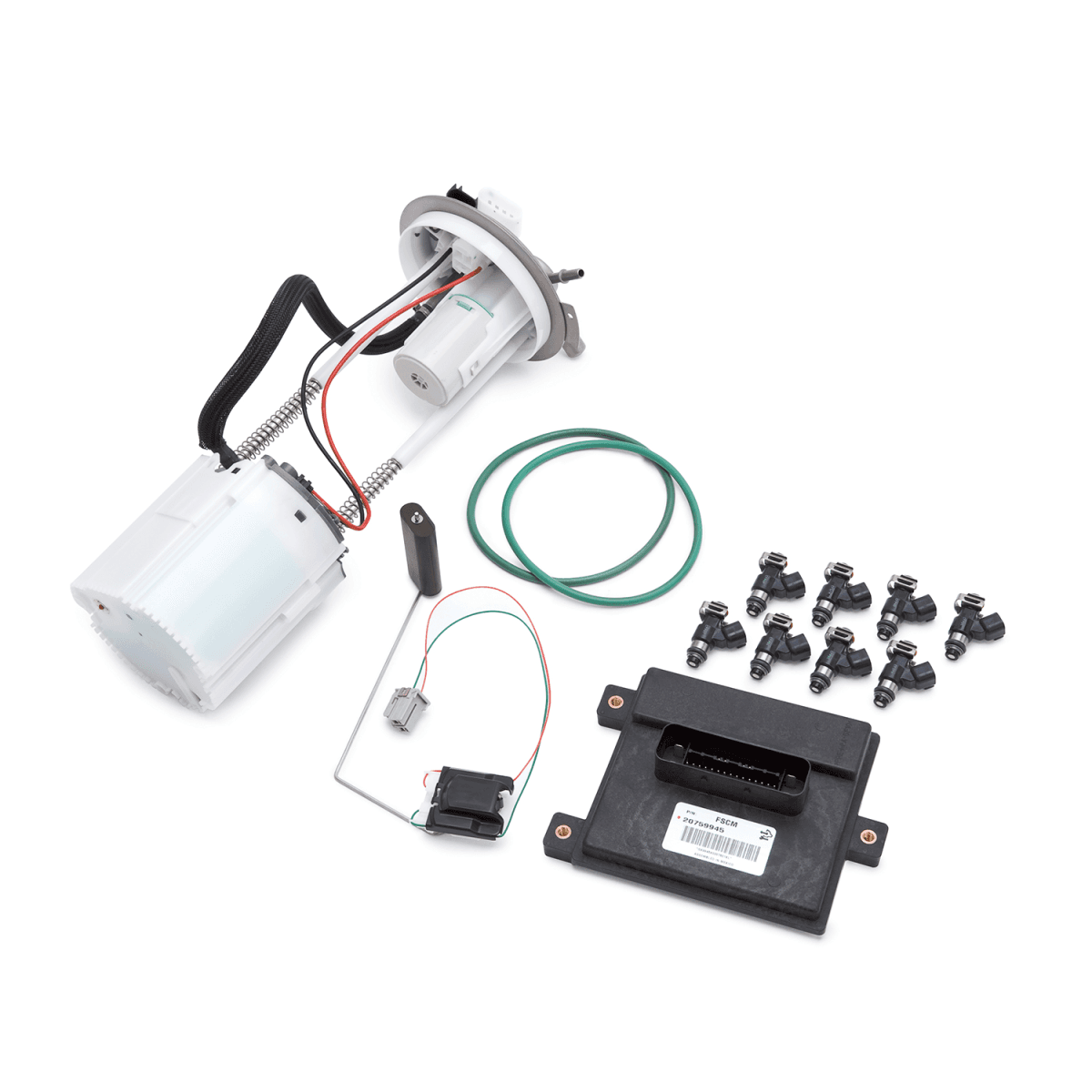 Edelbrock Fuel Pump Sending Unit w/ Fuel Pump, Injectors & FSCM Module for 07-09 GM Truck 6.0L/6.2L - Crew/Extended Cab