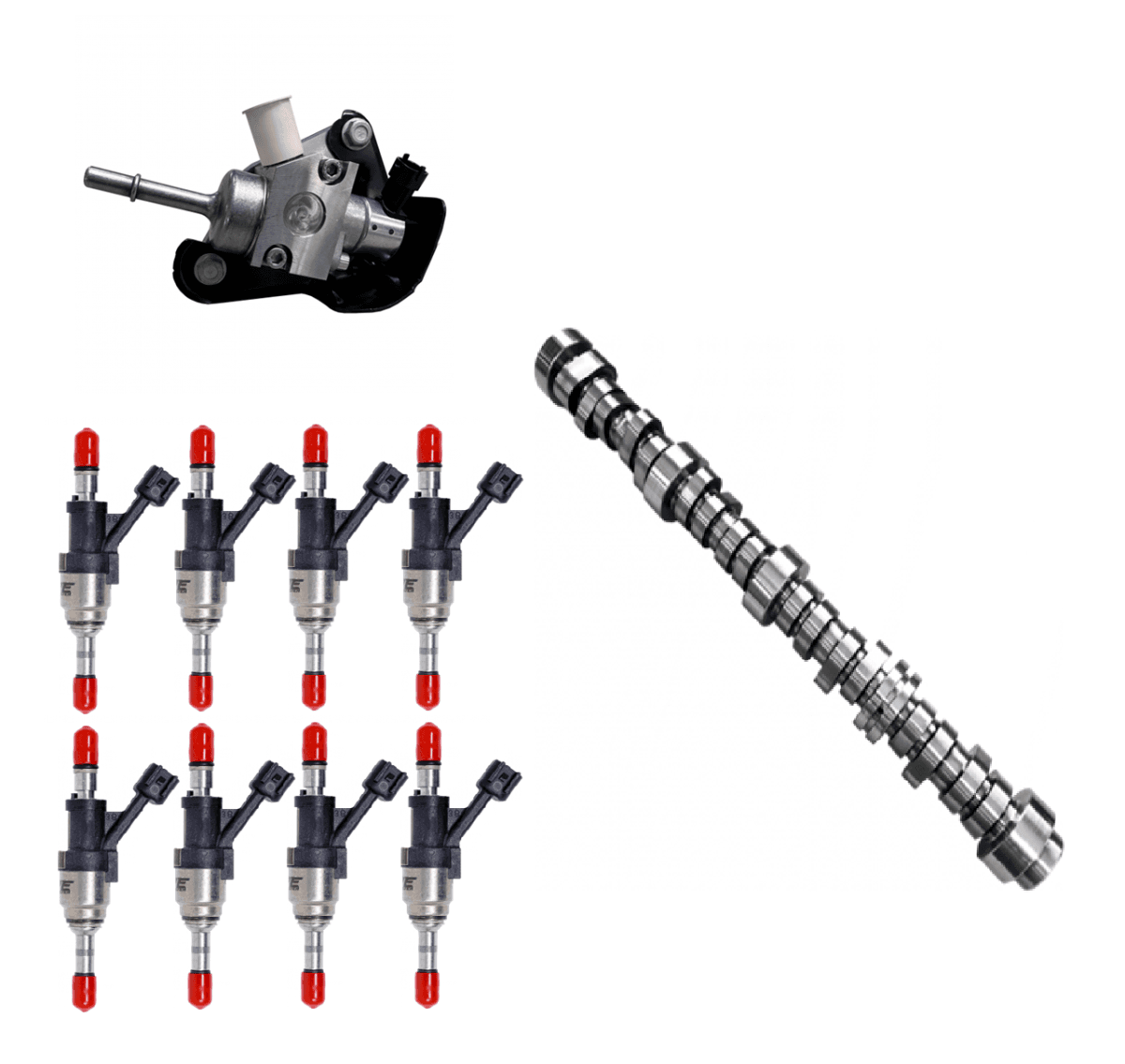 Lingenfelter High Flow Stage 2 Direct Injection Injectors, Big Bore Fuel Pump & GT35 Camshaft Kit for GM LT1/LT4 V8 - 1400WHP on Gas / 1000WHP on E85