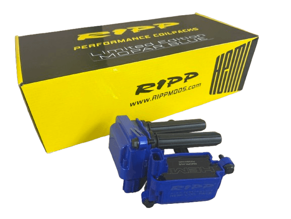 RIPP High Performance Coil Pack HEMI 5.7L/6.1L/6.2L/6.4L 2006+ - Mopar Blue