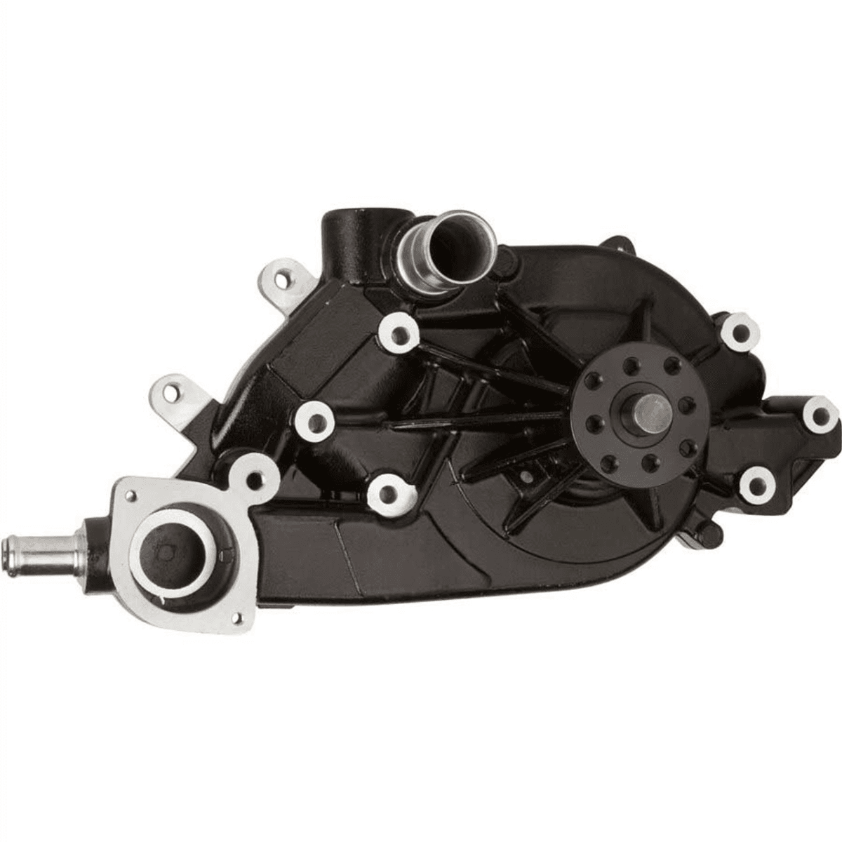 CVF Chevy LS1-Style Mechanical High Flow Aluminum Water Pump - Black (CCW)