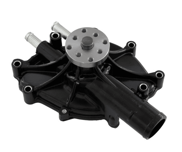 CVF Ford SBF Short High Flow Water Pump - Clockwise Rotation (Black)