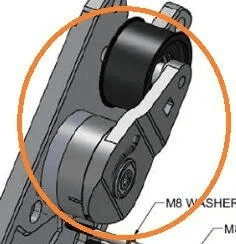 ProCharger 2016+ Camaro SS 10 rib / 8 Rib H/D Tensioner Assembly