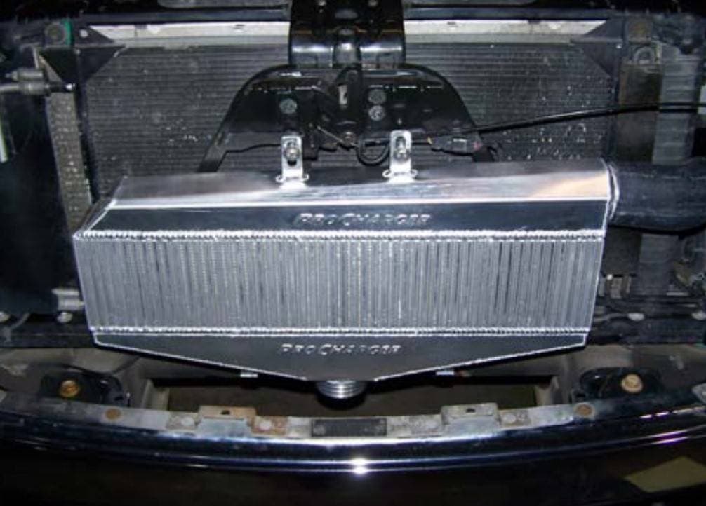 ProCharger 2007-2013 GM Truck 3 Core Vertical Intercooler w/ Tubing and Proflow Valve
