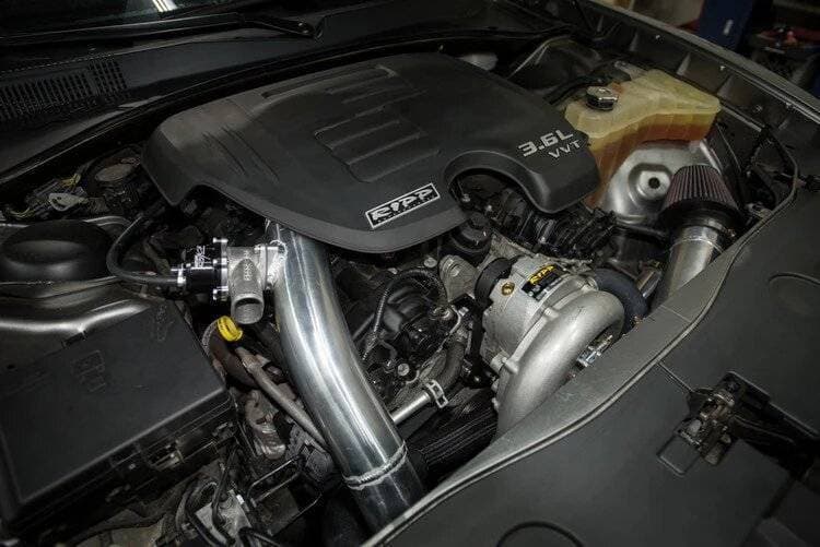 Copy of Dodge Challenger 3.6L 2011-2014 Intercooled V3 Si RIPP Supercharger Kit Heritage Edition - Silver 