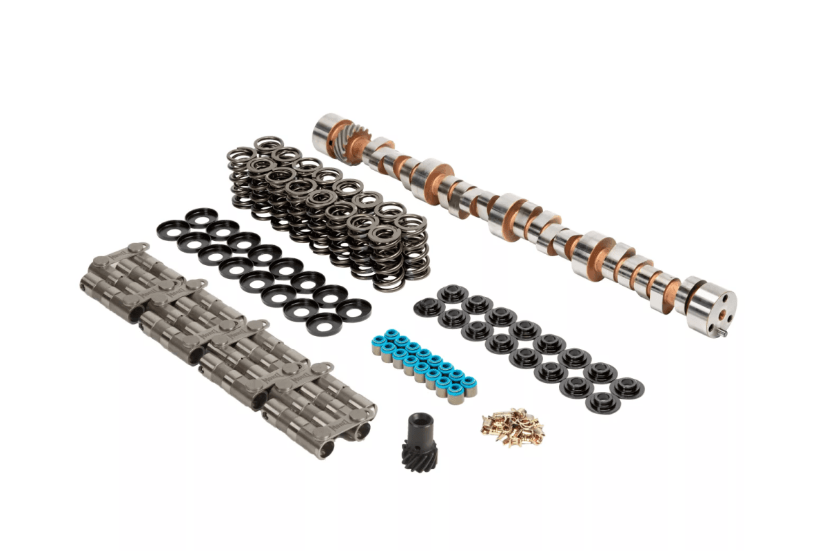 AFR Stage 2 SBC Hydrualic Roller Camshaft w/ Link-Bar Lifters, Melonized Distributor Gear and .600 Lift Valve Spring Kit
