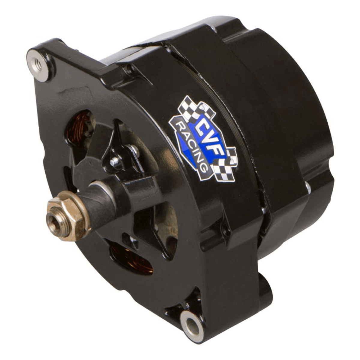 CVF GM 1-Wire 140 AMP Alternator - Powdercoated Black