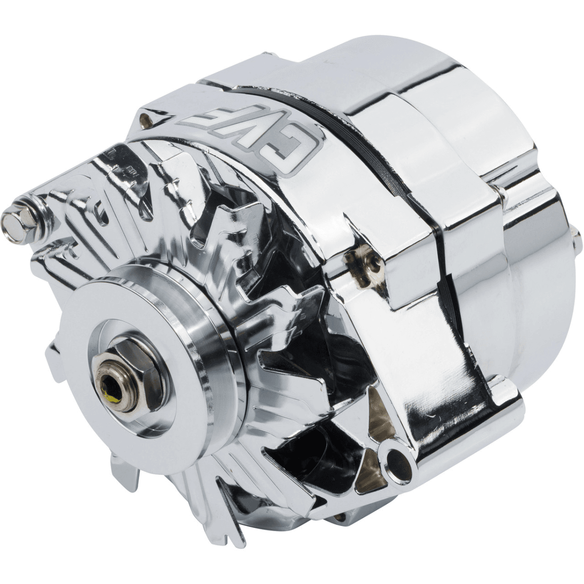 CVF Ford 1-Wire 140 AMP Alternator - Chrome Plated