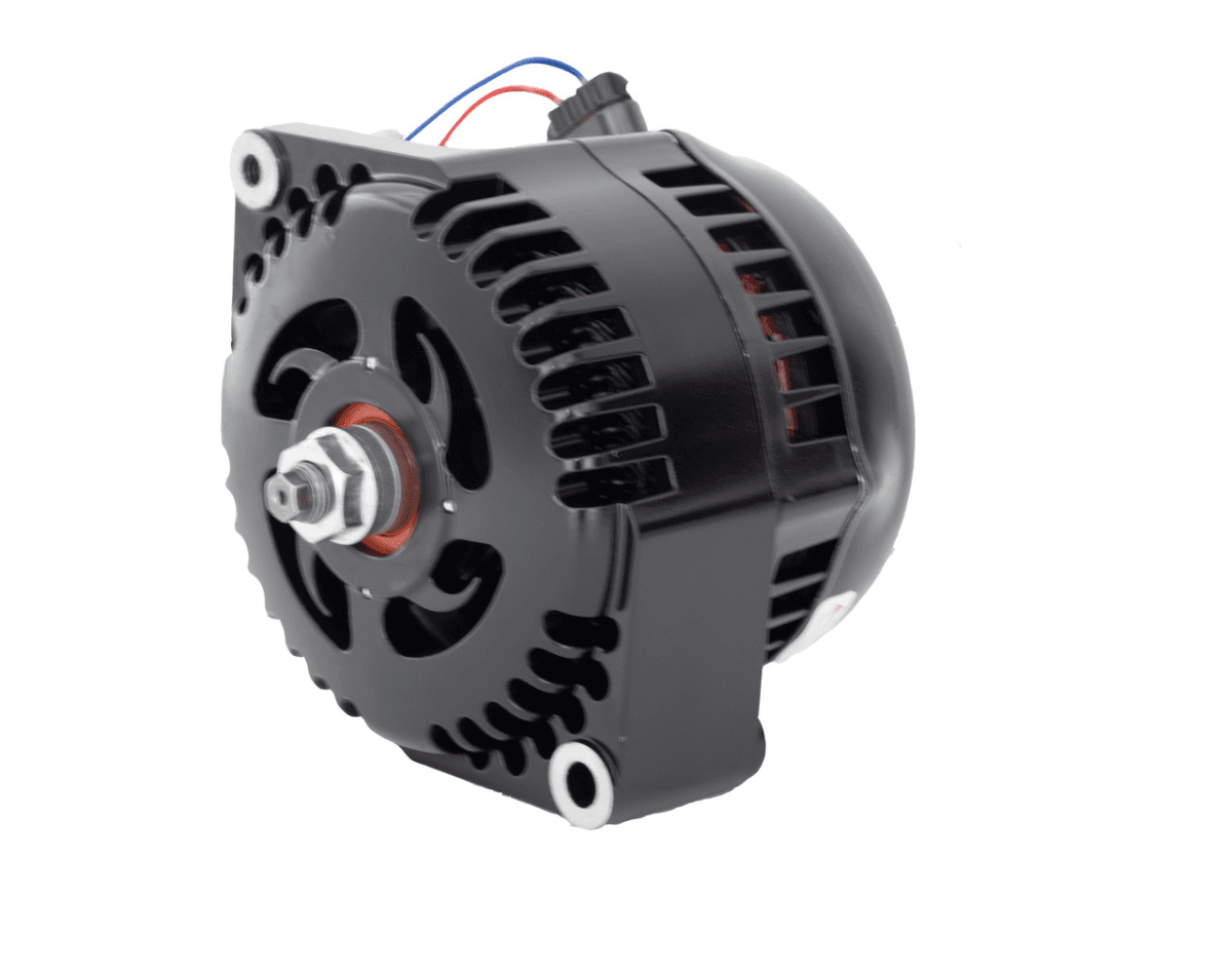 Mechman 1-Wire 300 AMP Black Alternator - High Amperage
