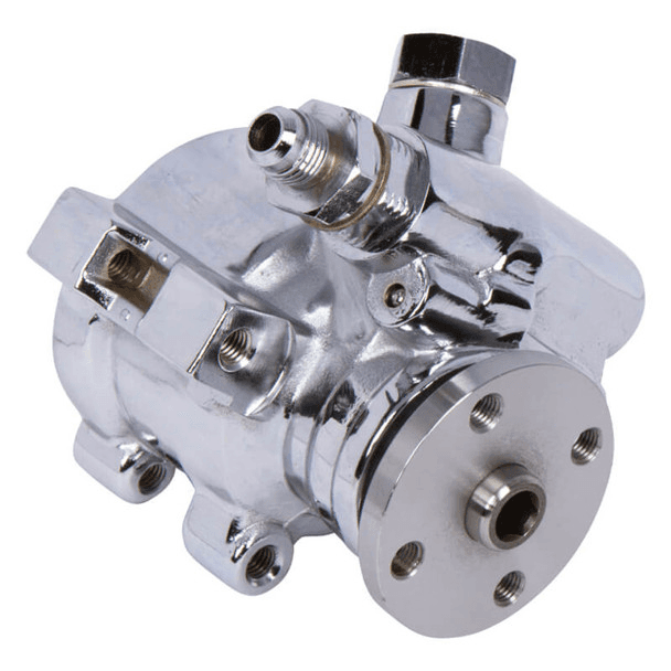 CVF GM Type II Power Steering Pump - Chrome