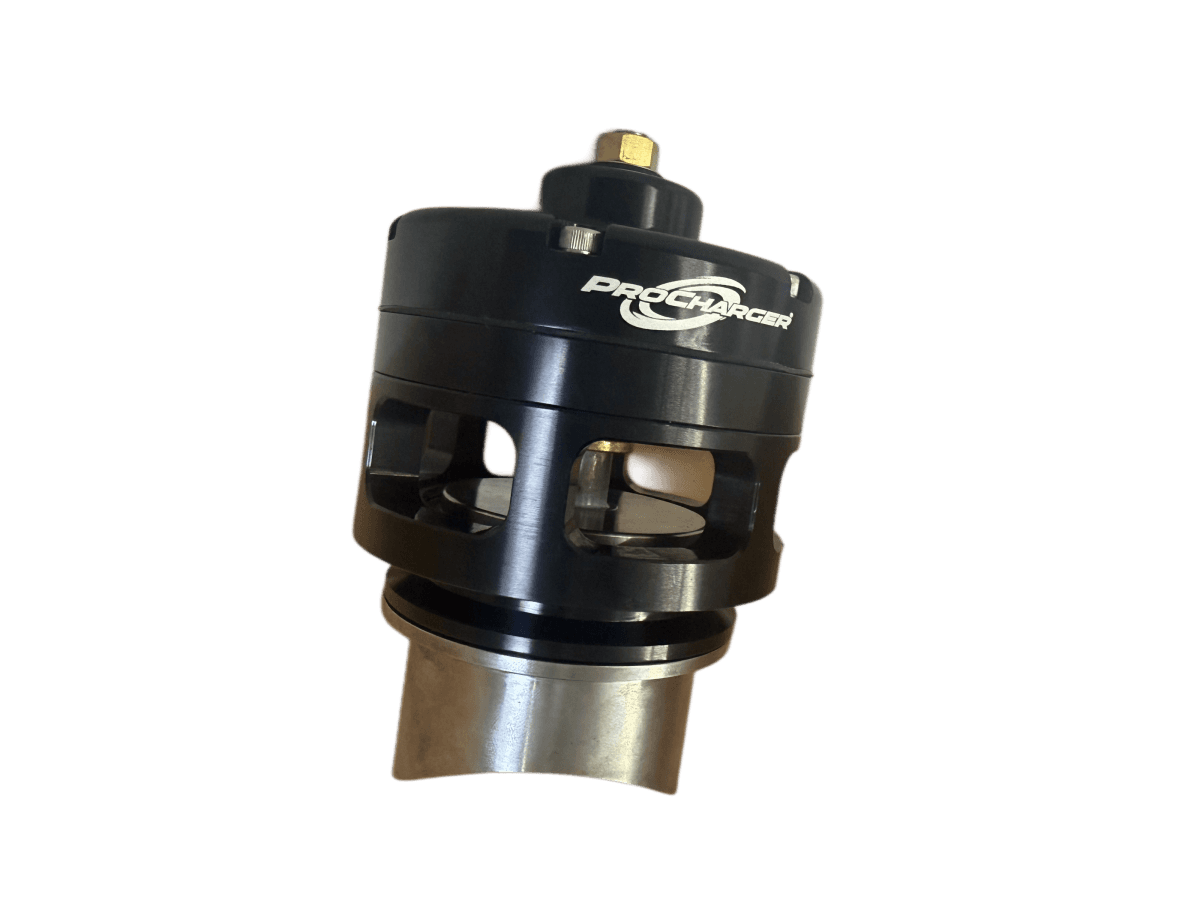 ATI Black Race Bypass Valve With V-Band Mounting Hardware - Open (No Flange Kit)