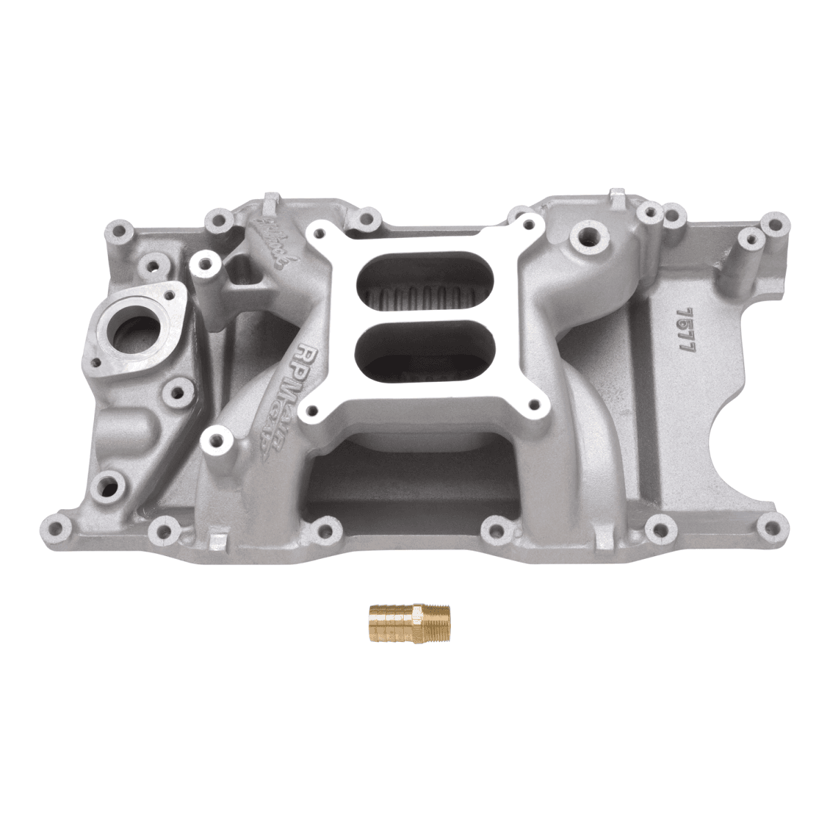 Edelbrock Performer RPM Air-Gap Dual Plane Non-EGR Intake Manifold for SBM Magnum 318/340/360 - Square Bore